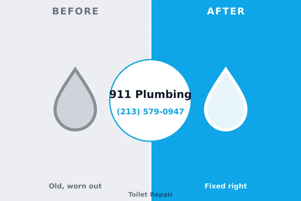 Before and after: plumbing company Lyons, GA